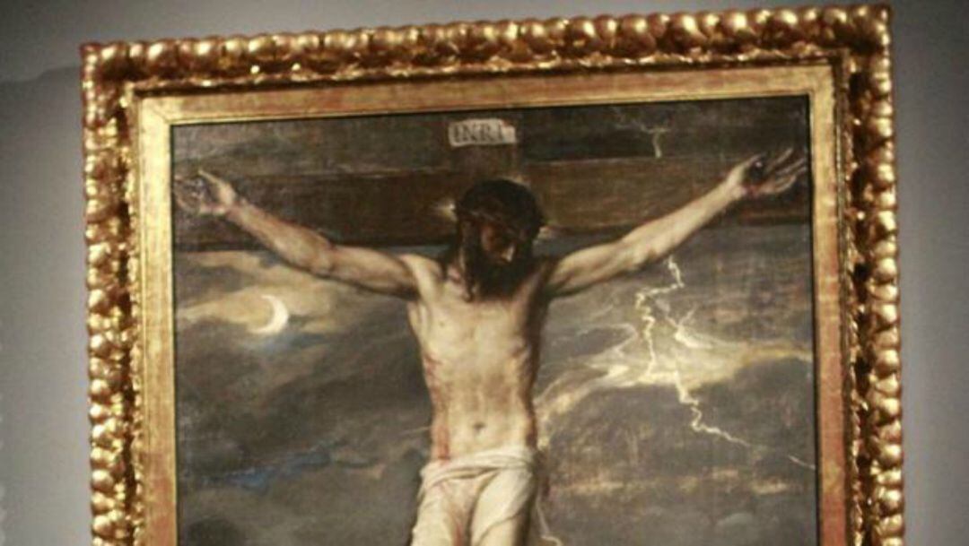 La obra de Tiziano &#039;Cristo Crucificado&#039;.