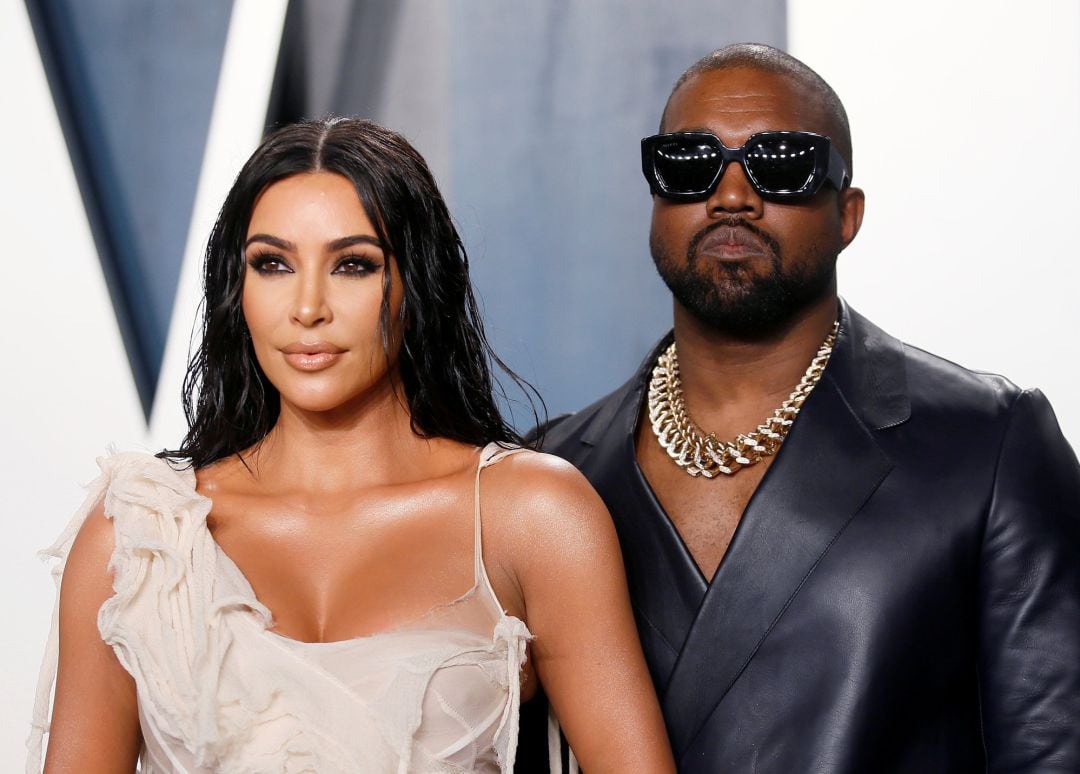 Kim Kardashian y Kanye West, en la pasada edición de los Oscar.