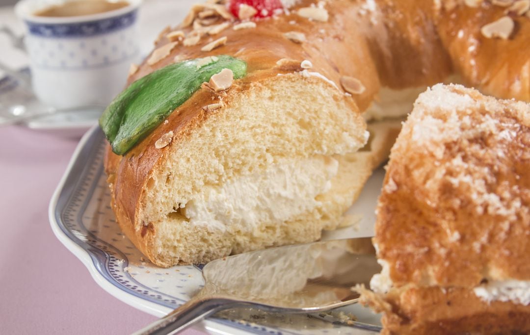 El roscón de reyes es uno de los postres de las Navidades.