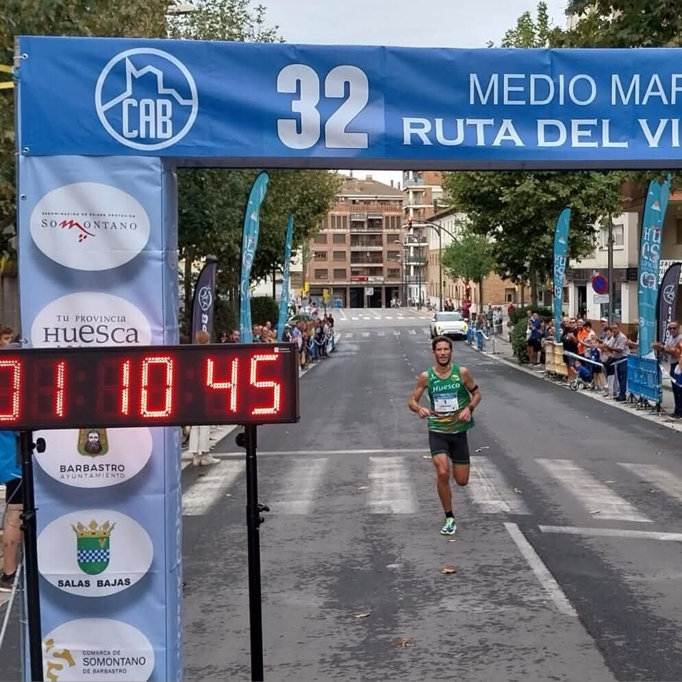 Fernando Esperanza fue el vencedor absoluto. Foto: Ayuntamiento de Barbastro Facebook