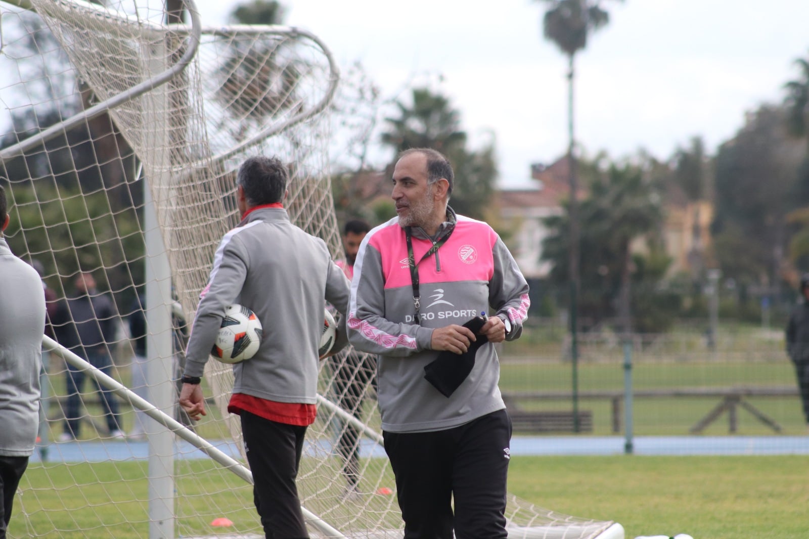 Romerito durante un entrenamiento con el Xerez DFC