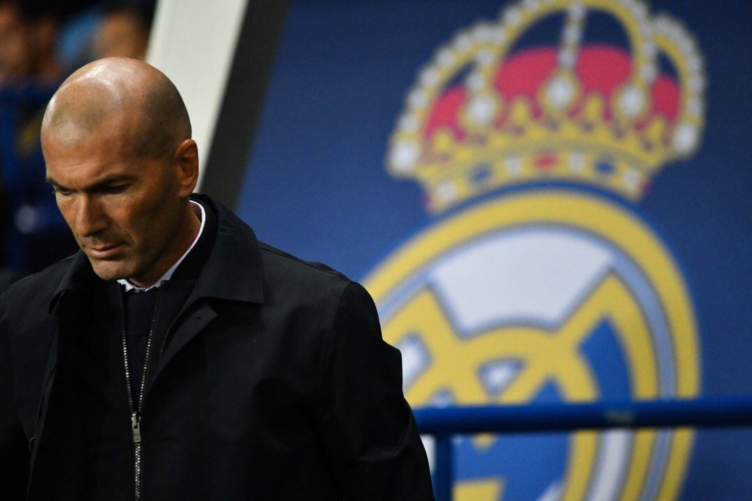 Zidane tras la derrota ante el PSG.