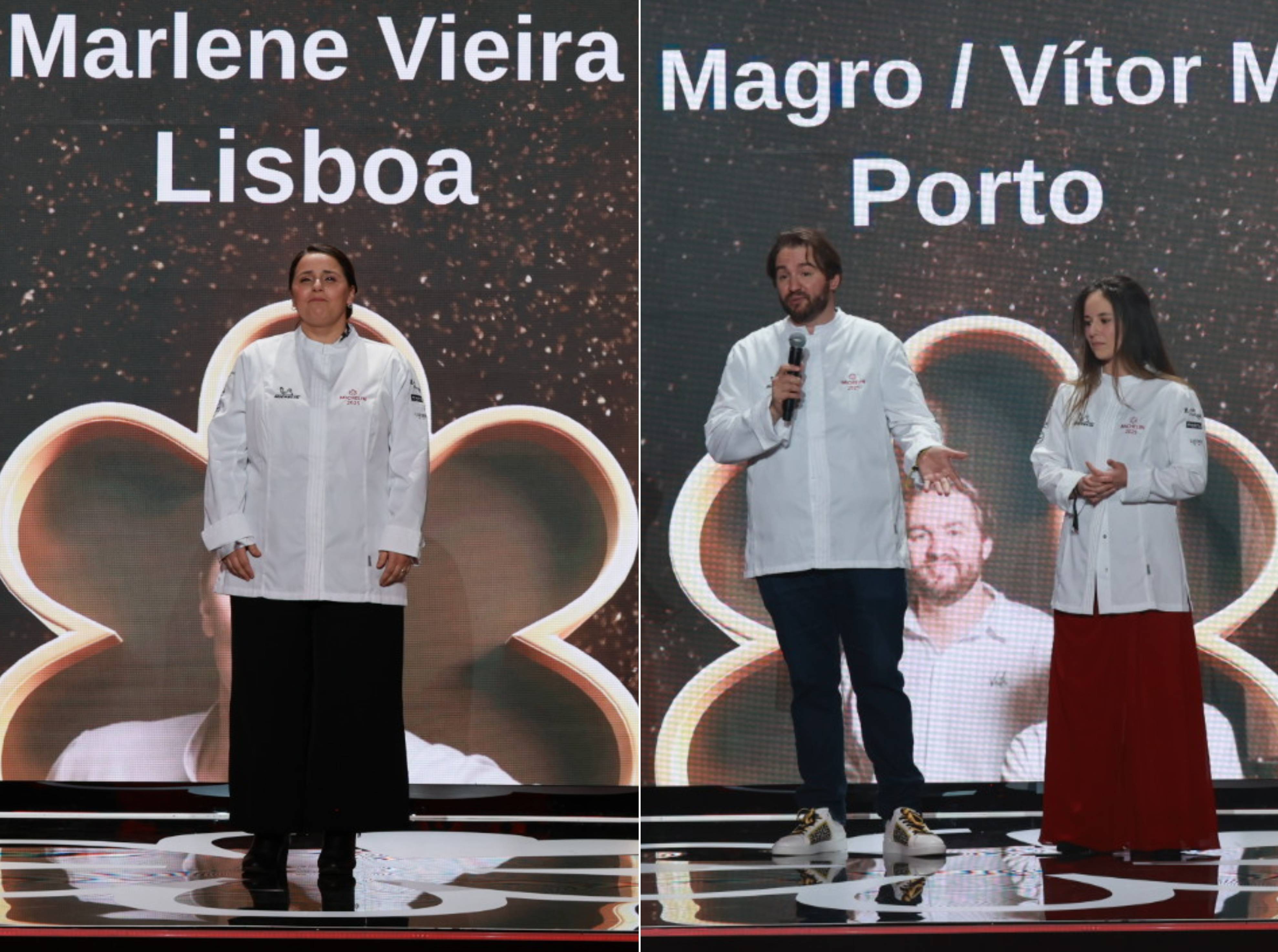 Marlene Vieira, Rita Magro y Vítor Matos.