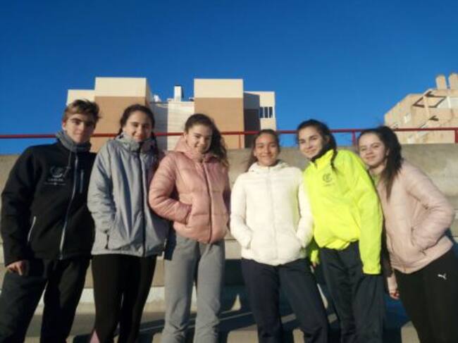 Atletas del Camisetas Económicas Elda en el Campeonato Provincial