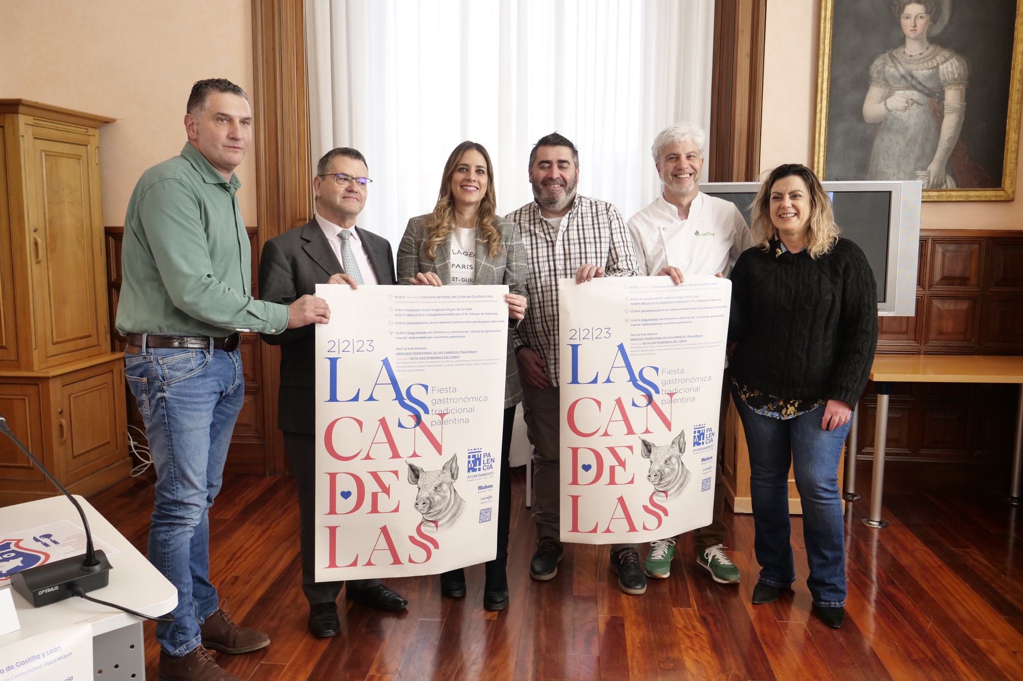 Presentación de la Fiesta de las Candelas en Palencia