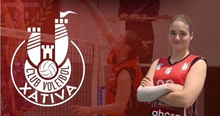 Martina Ponzinibbio Cummins, jugadora del Club Voleibol Xàtiva (Foto: CVX)