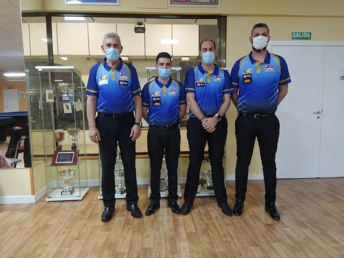 Rubén Legazpi, jugador del Club Billar Móstoles, en la Copa del Mundo