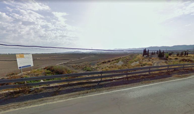 Rambla de Biznaga, en el término municipal de Lorca