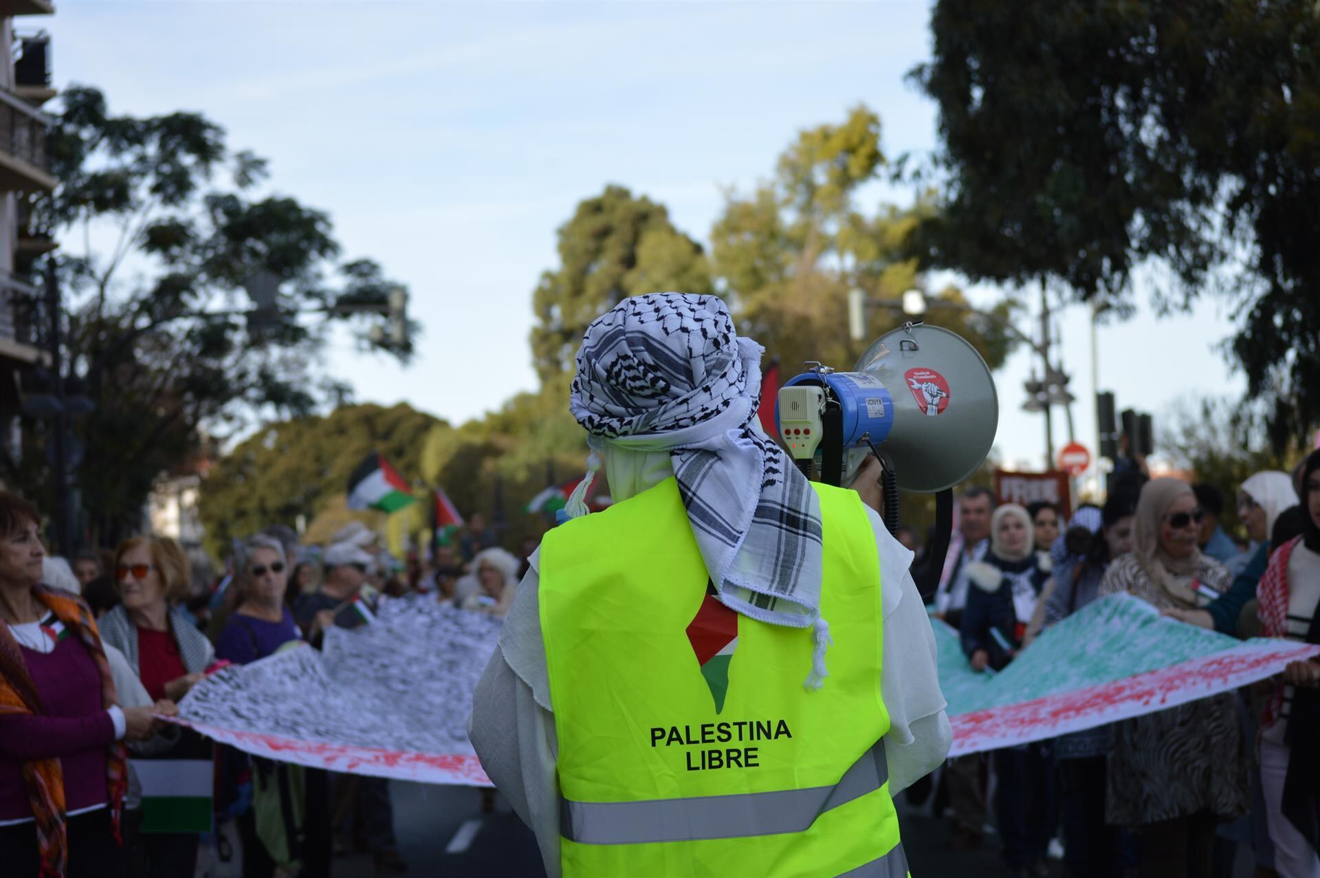 Una marcha reclama en València el fin de &quot;la limpieza étnica&quot; y &quot;el derecho de los palestinos a volver a su hogar&quot;