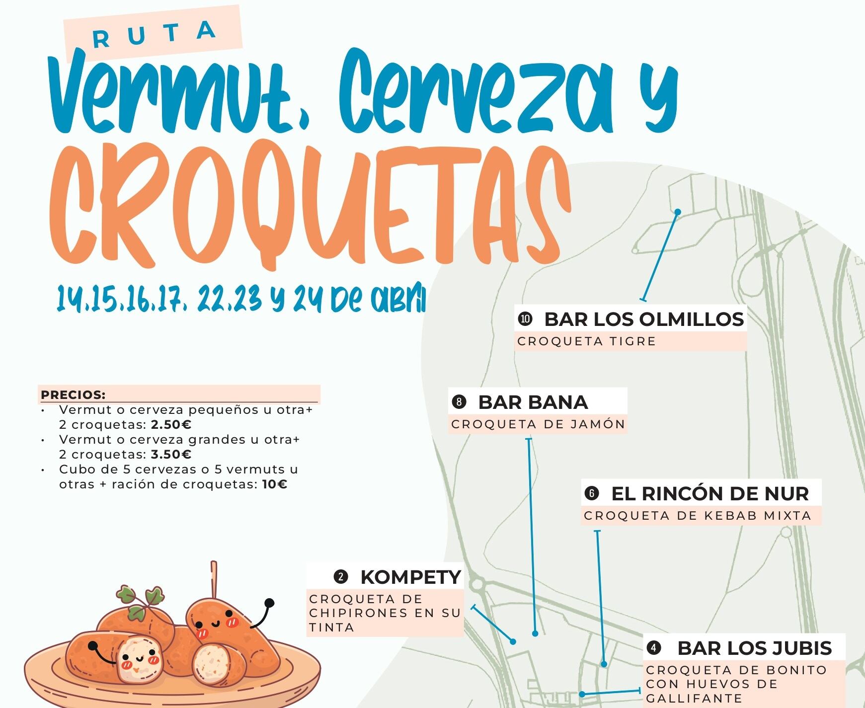 Villamuriel celebra su primera Ruta del vermut, cerveza y croquetas