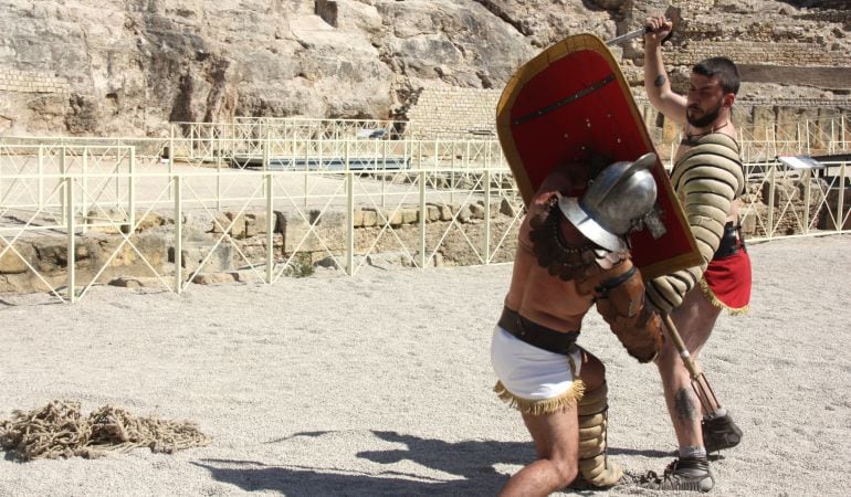 Espectacle de gladiadors de Tarraco Viva. 