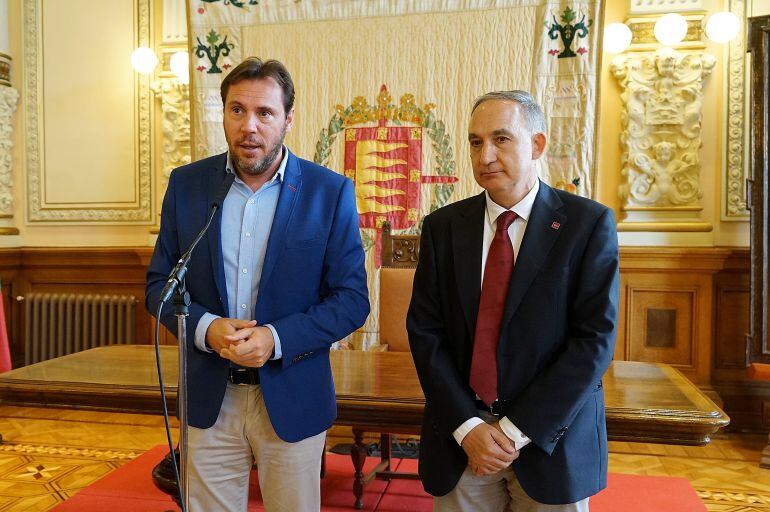 Óscar Puente y Antonio Largo Cabrerizo explican los resultados de la primera reunión