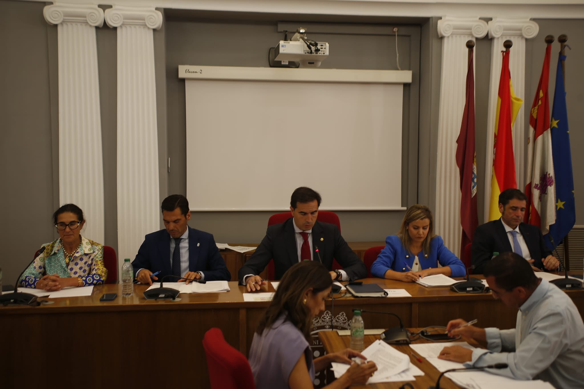 Imagen del pleno de Constitución del Ayuntamiento de Medina del Campo