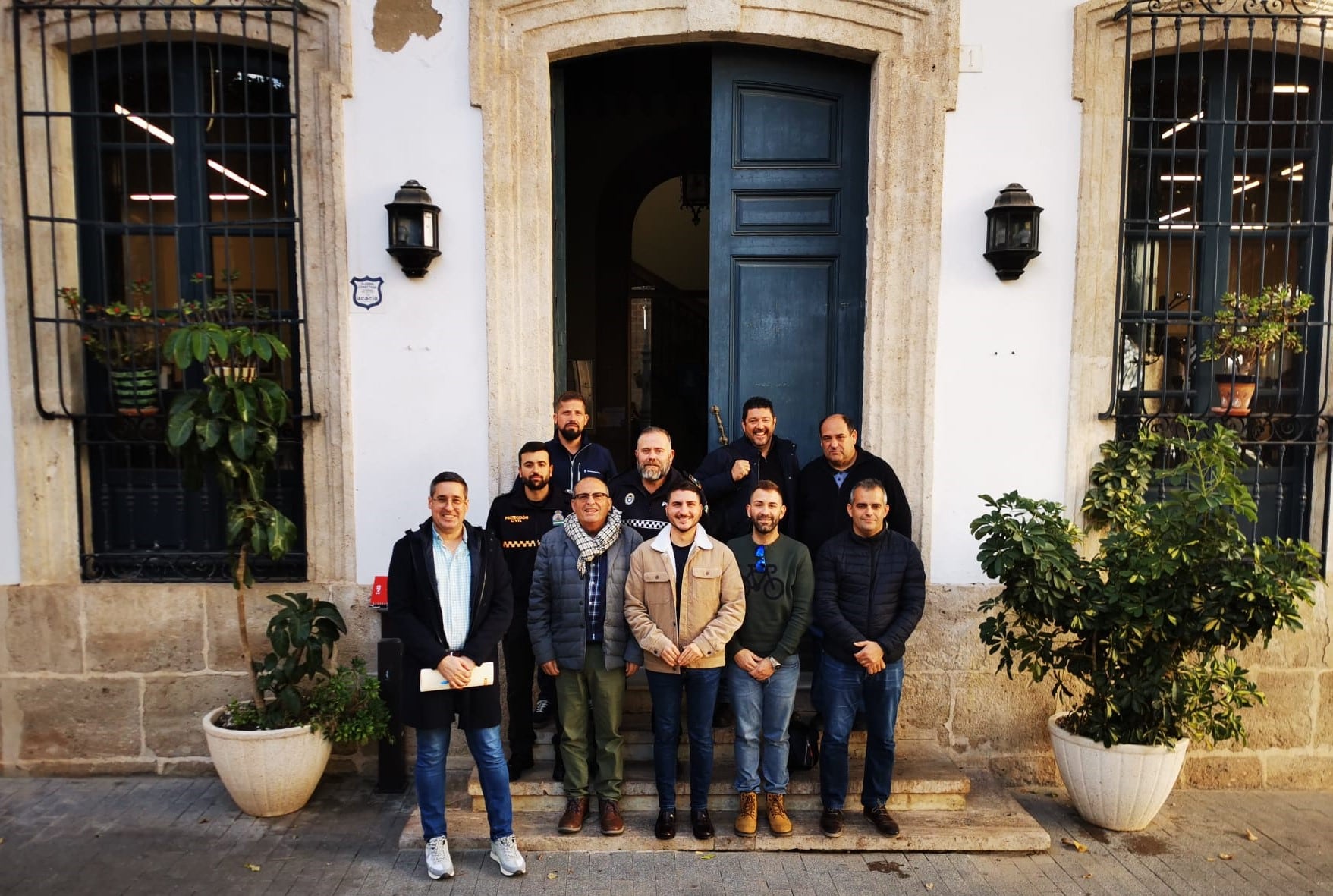Reunión de seguridad en el Ayuntamiento de Níjar.
