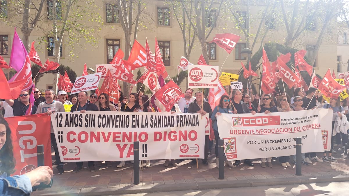 Rafael Andreu, de Comisiones Obreras, habla del convenio de la sanidad privad