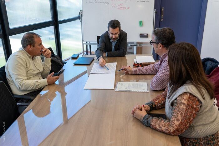 Un momento de la reunión