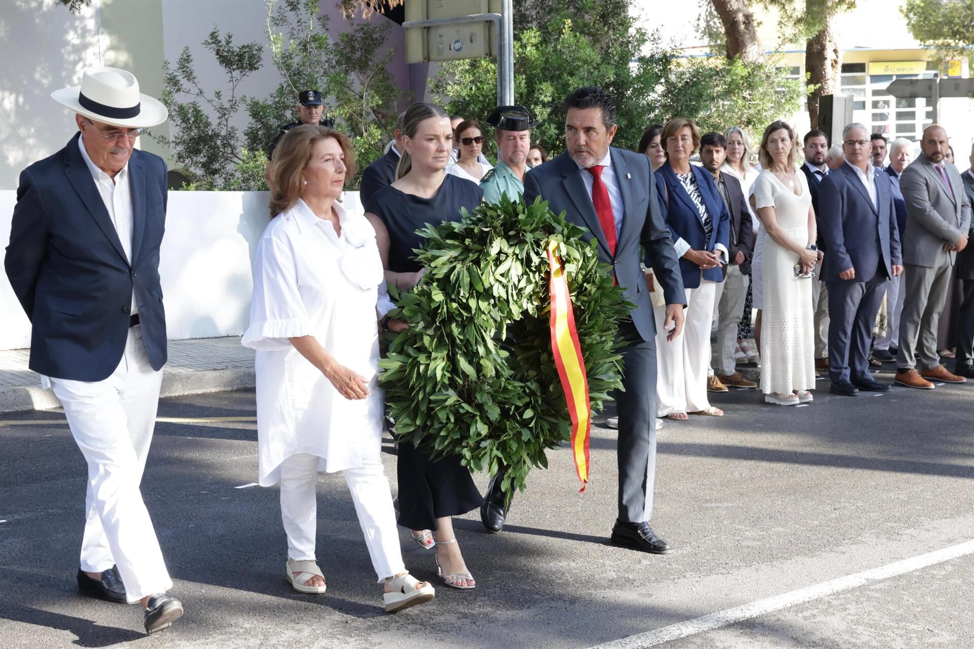Acto de homenaje en memoria de los guardias civiles Diego Salvá Lezaun y Carlos Sáenz de Tejada- CAIB