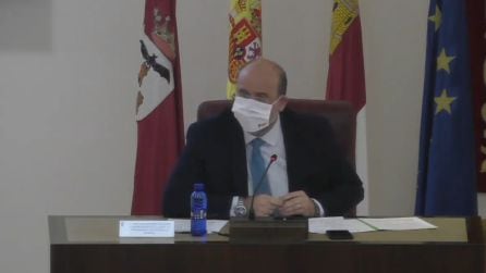 José Luis Martínez Guijarro durante su comparecencia