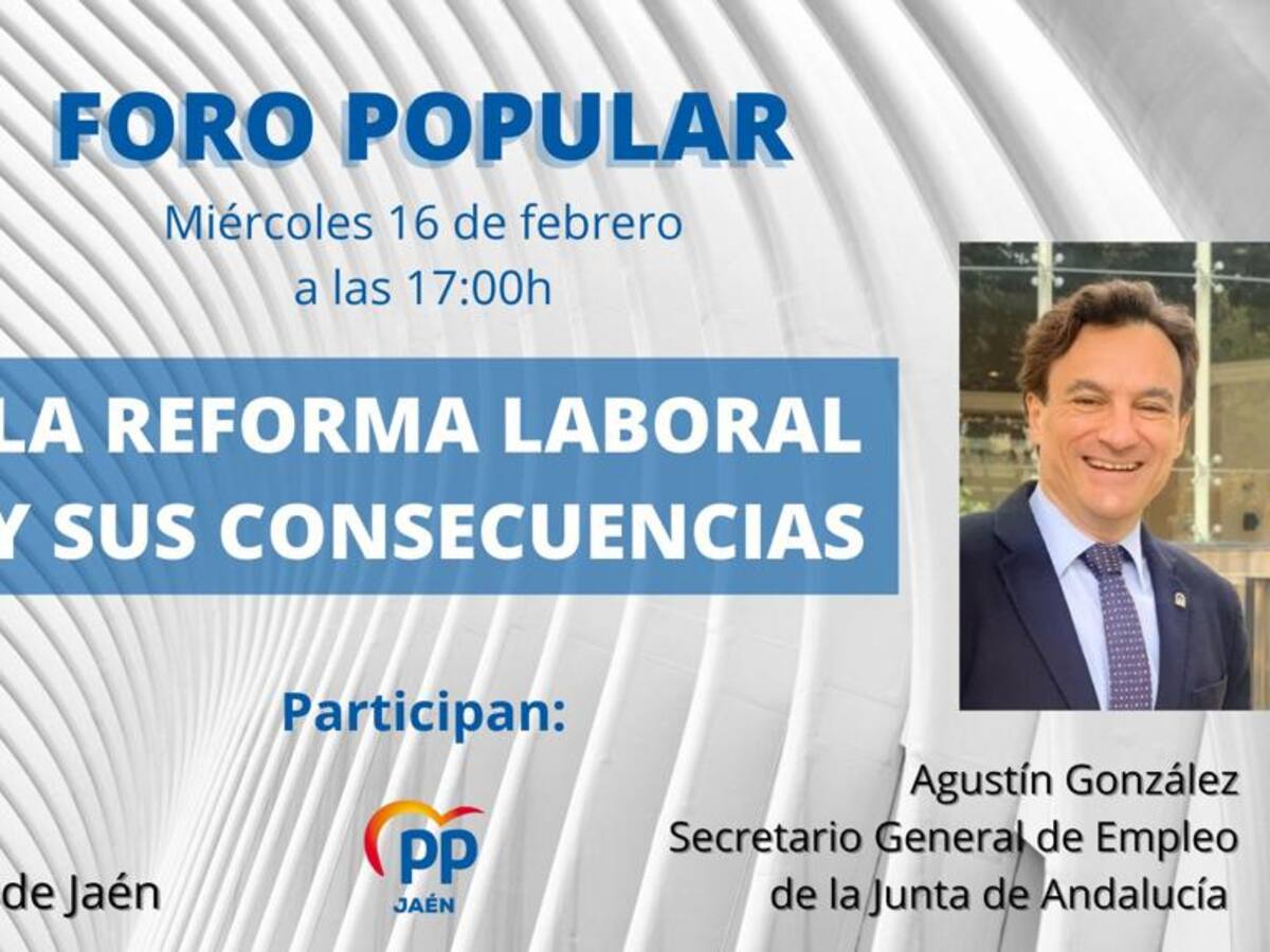Ciudadanos pide la suspensión de un foro del PP por el anuncio de la participación del Secretario General de Empleo de la Junta