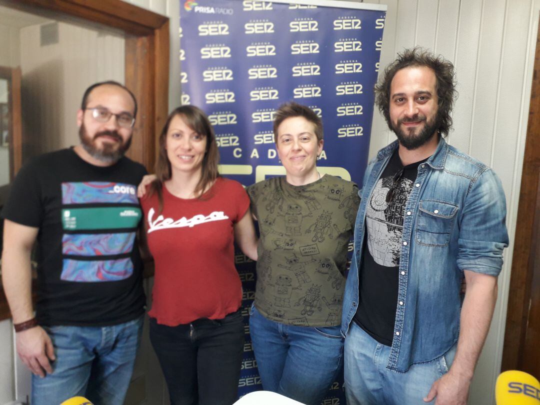 Antonio López, Ana Gómez, Ascensión Malagón y Manu Flores.