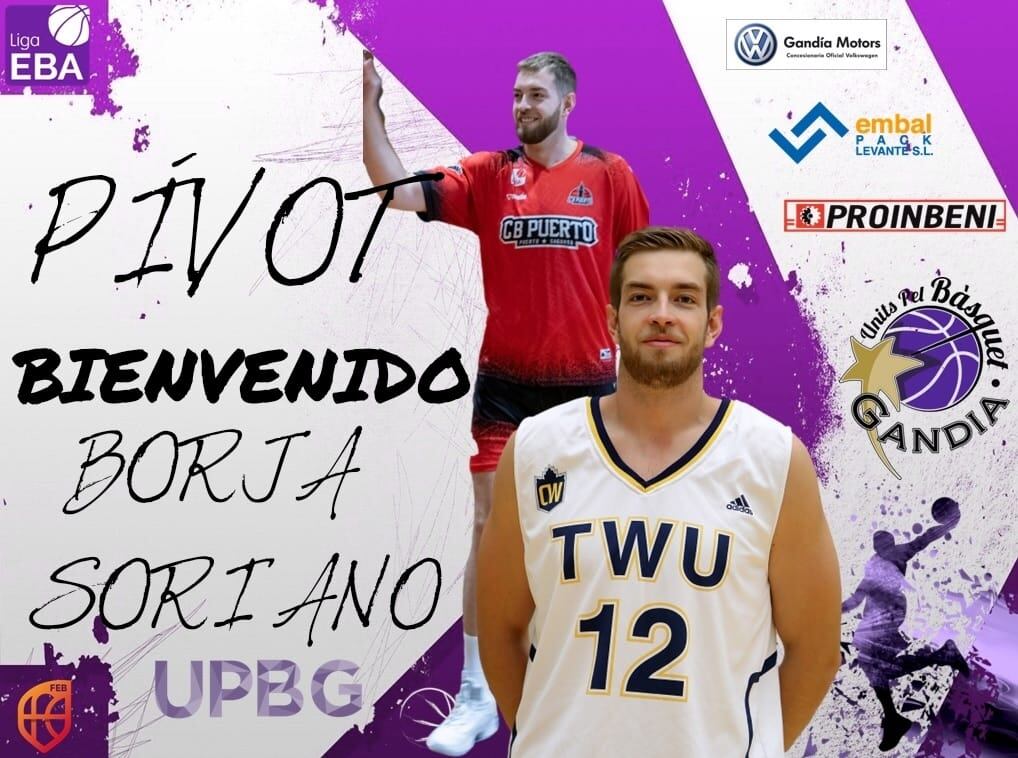 Borja Soriano, nuevo jugador del UpB Gandia