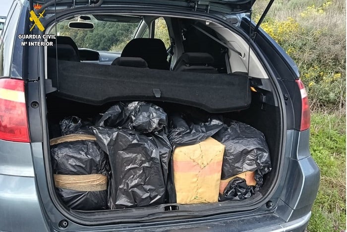 Droga intervenida por la Guardia Civil