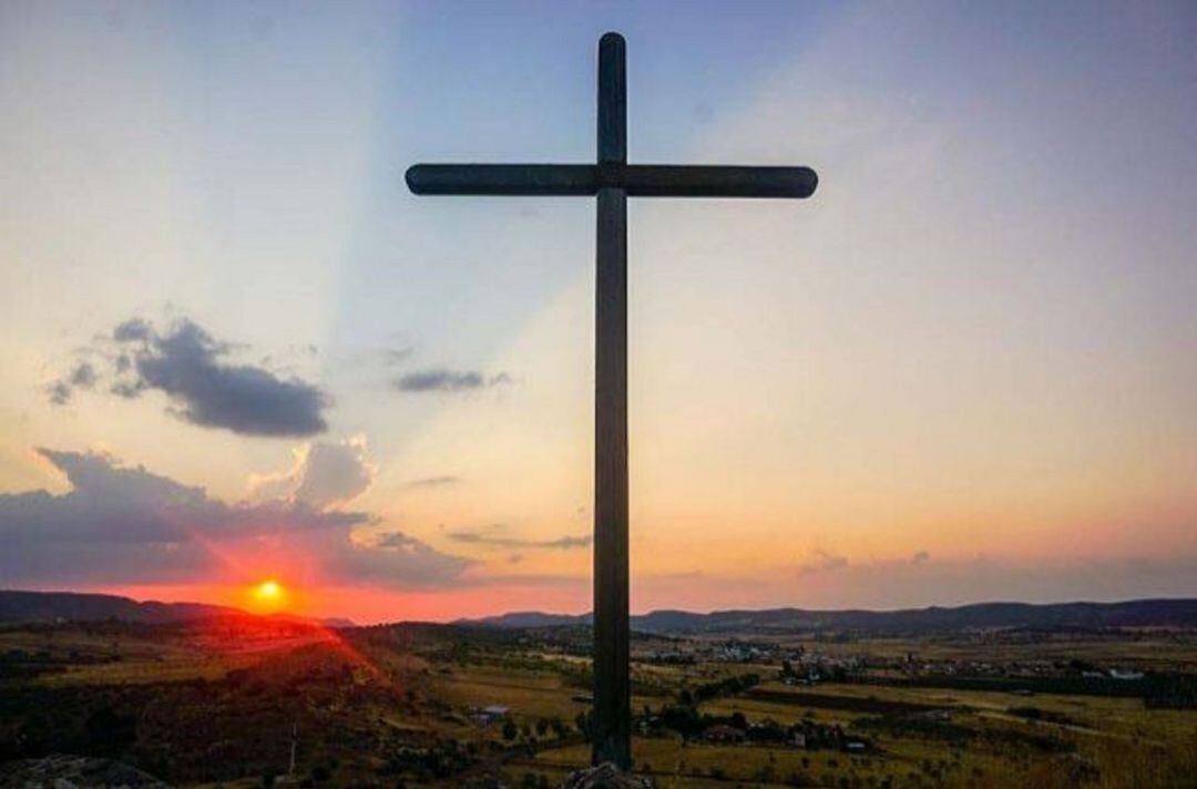 Atardecer desde el Paraje de la Cruz de Mayo de Brazatortas