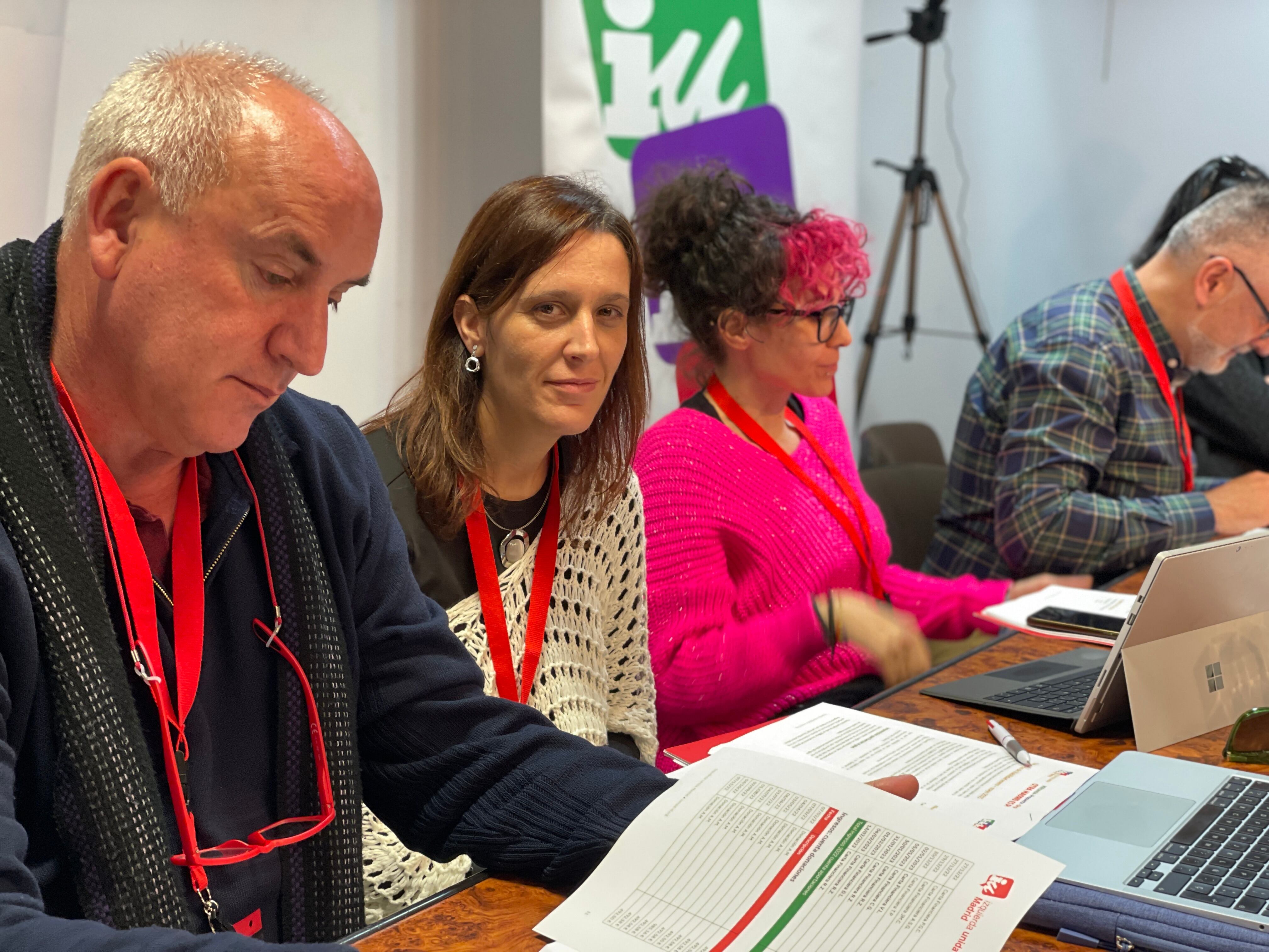 Carolina Cordero, candidata de Izquierda Unida al Gobierno de la Comunidad de Madrid en las elecciones de mayo de 2023