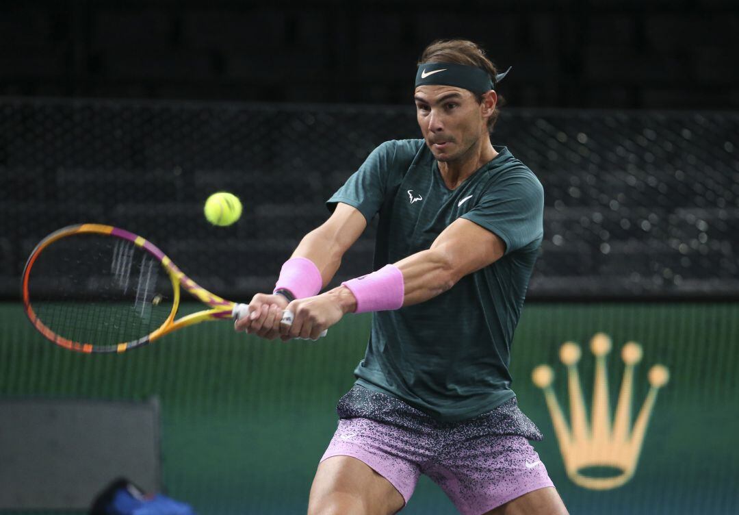 Rafa Nadal en el ATP Masters 1000 de París