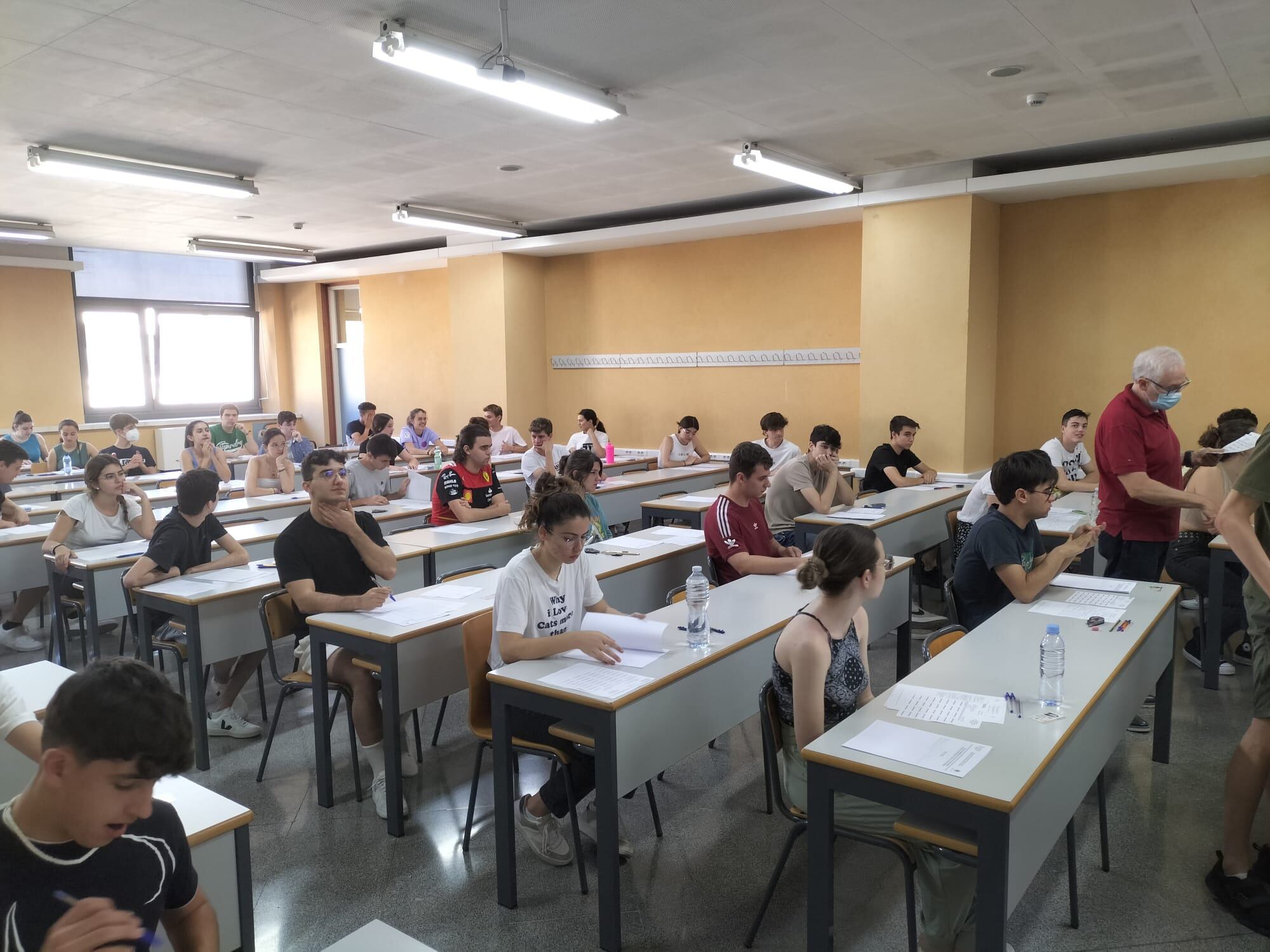 Aspirantes de la PAU en la convocatoria de junio en Alcoy