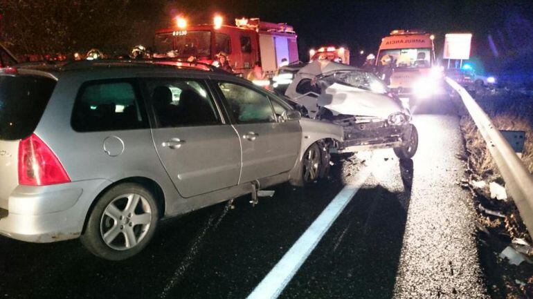 Imatge de l&#039;accident mortal a la C-14 a Alcover