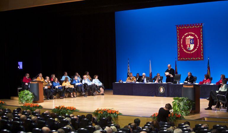 Momento del acto oficial de apertura del curso académico