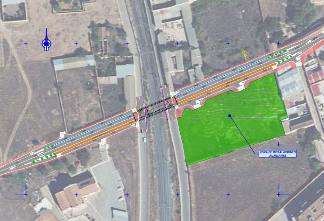 Así quedará el paso subterráneo en la Calle Alegría de Valdepeñas (Ciudad Real) 