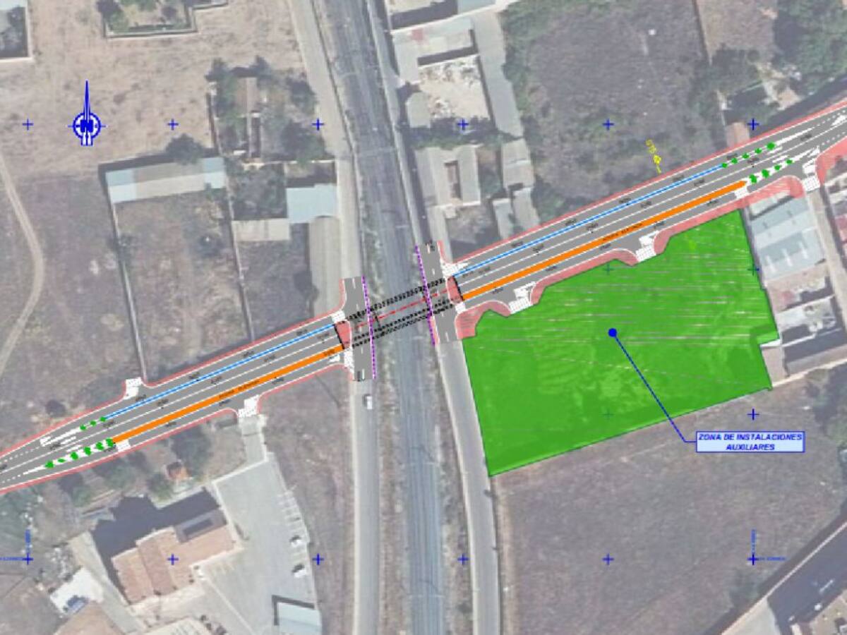 Así será el paso subterráneo de la Calle Alegría de Valdepeñas