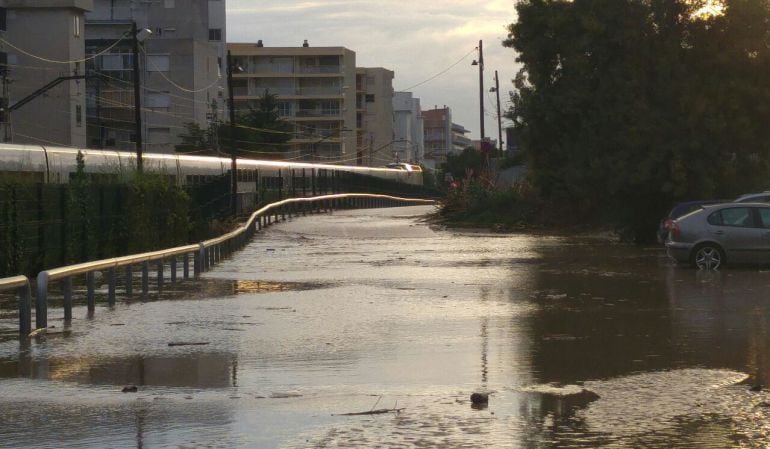 Imatge de Salou després dels aiguats