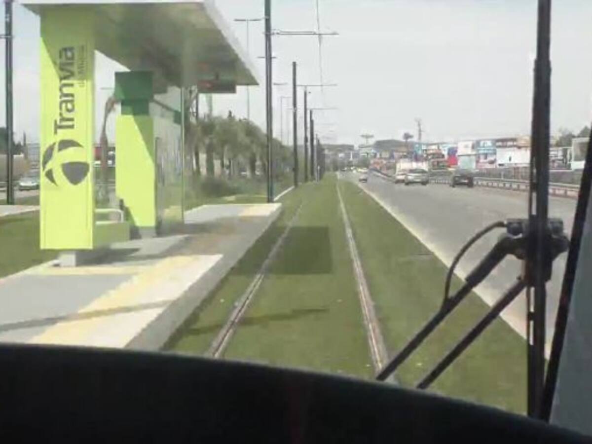 Interrumpido el servicio de tranvía por una avería en la catenaria