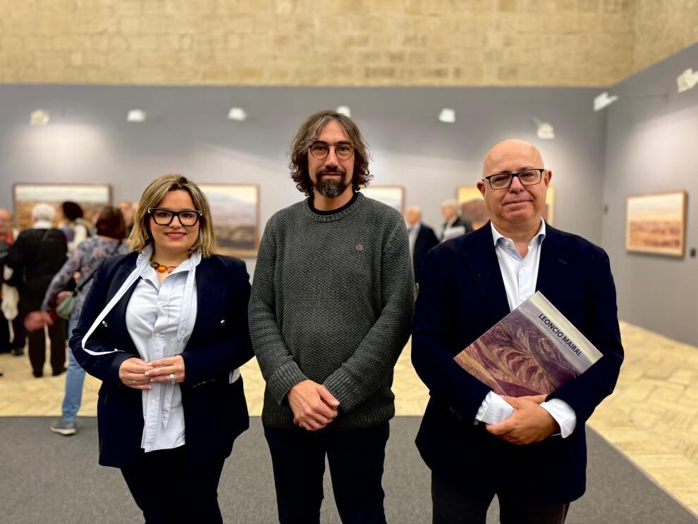 Presentación de la exposición “Leoncio Mairal. Atmósferas a través del paisaje” en el Museo de Huesca