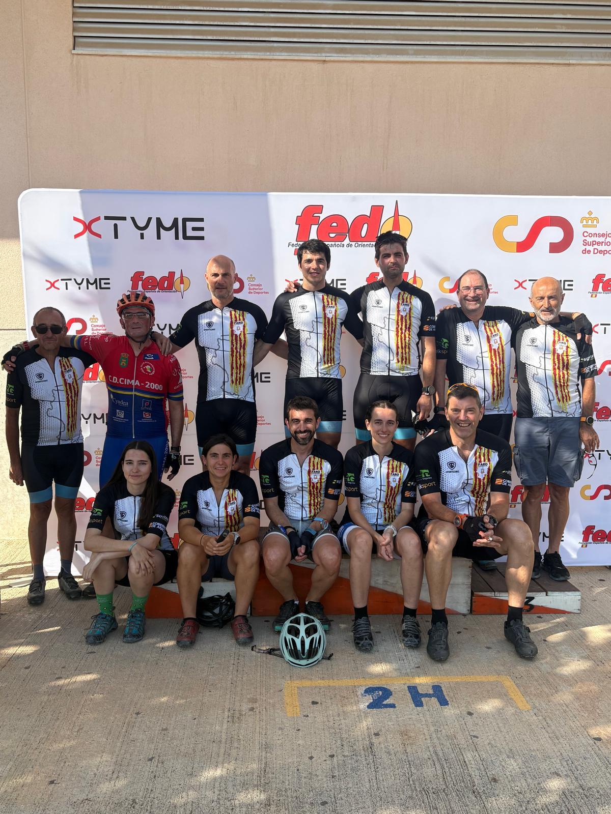 Peña Guara en el Campeonato de España de Orientación en BTT