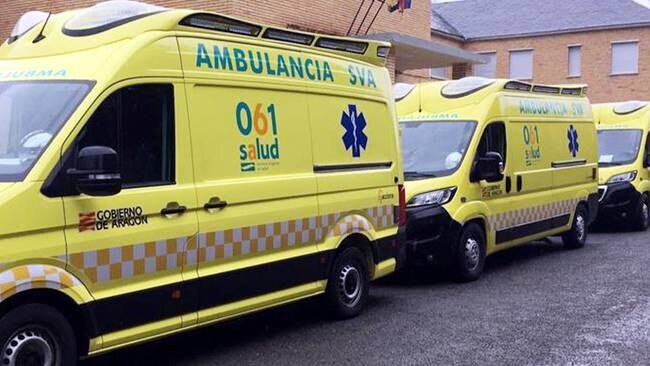 Ambulancias del 061 en Aragón