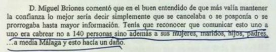 Extracto del acta de la comisión de seguimiento de Art Natura fechada el 21 de marzo de 2011