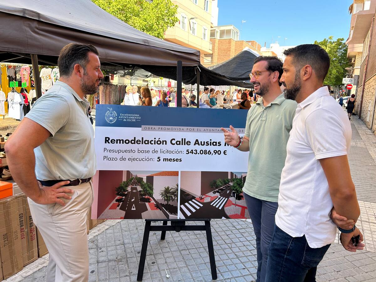 Sale a licitación las obras de mejora de la calle Ausias March en el corazón de Carrús