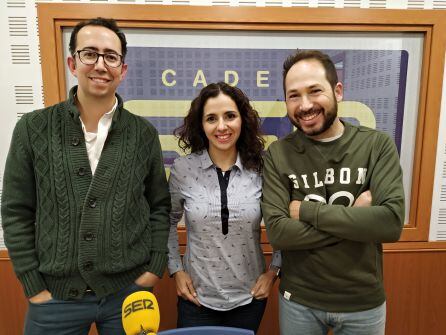 José María Martín, Patricia Huertas y Jacinto Molero.