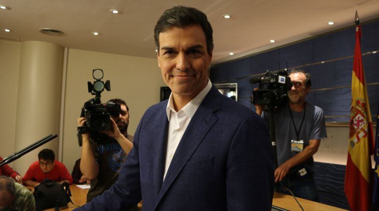 El exsecretario general del PSOE, Pedro Sánchez.