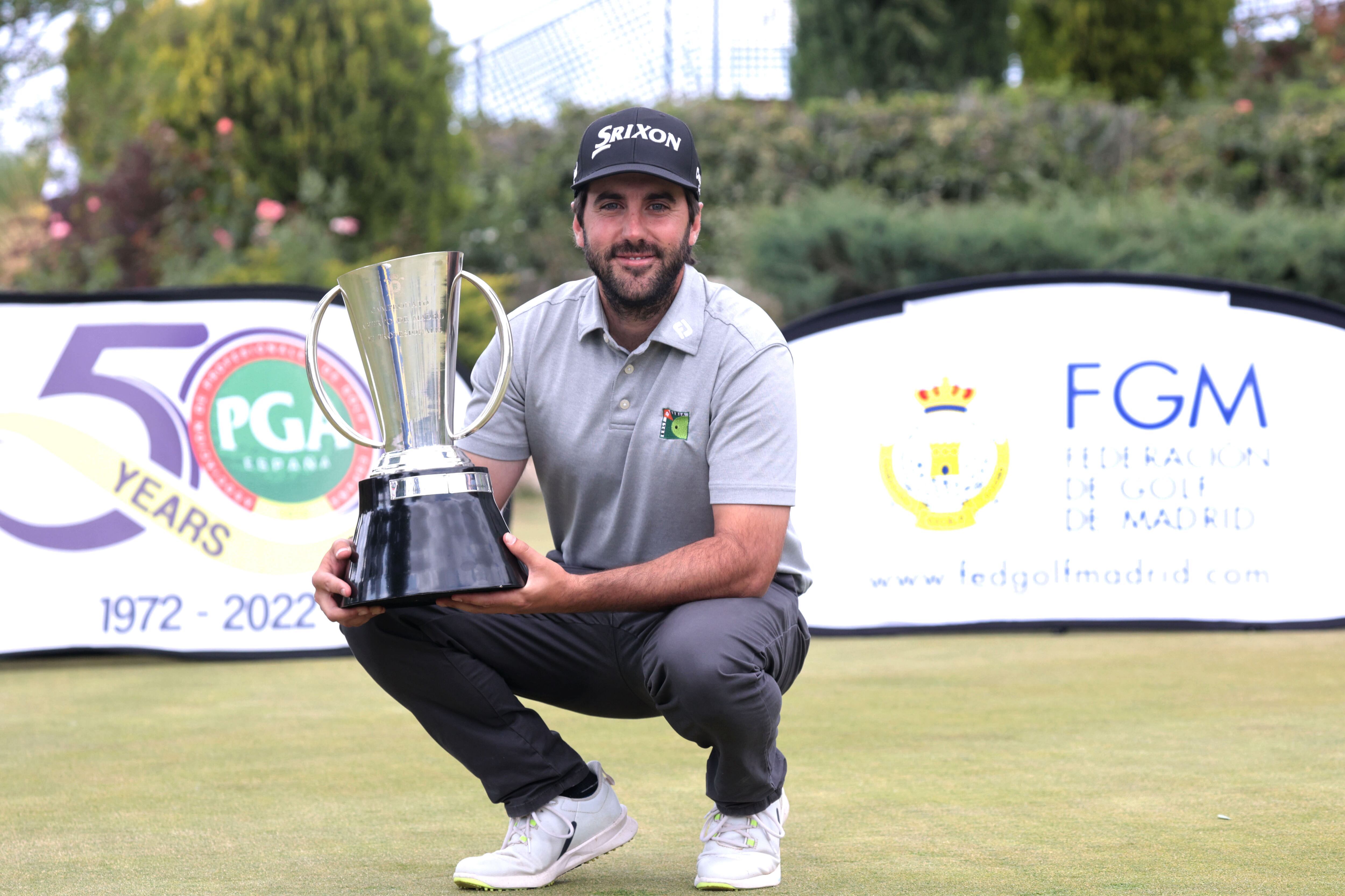 Dani Berná, campeón del Circuito de Profesionales de Madrid PGAe.