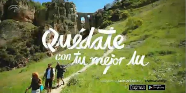 Imagen de la nueva campaña turística de Andalucía