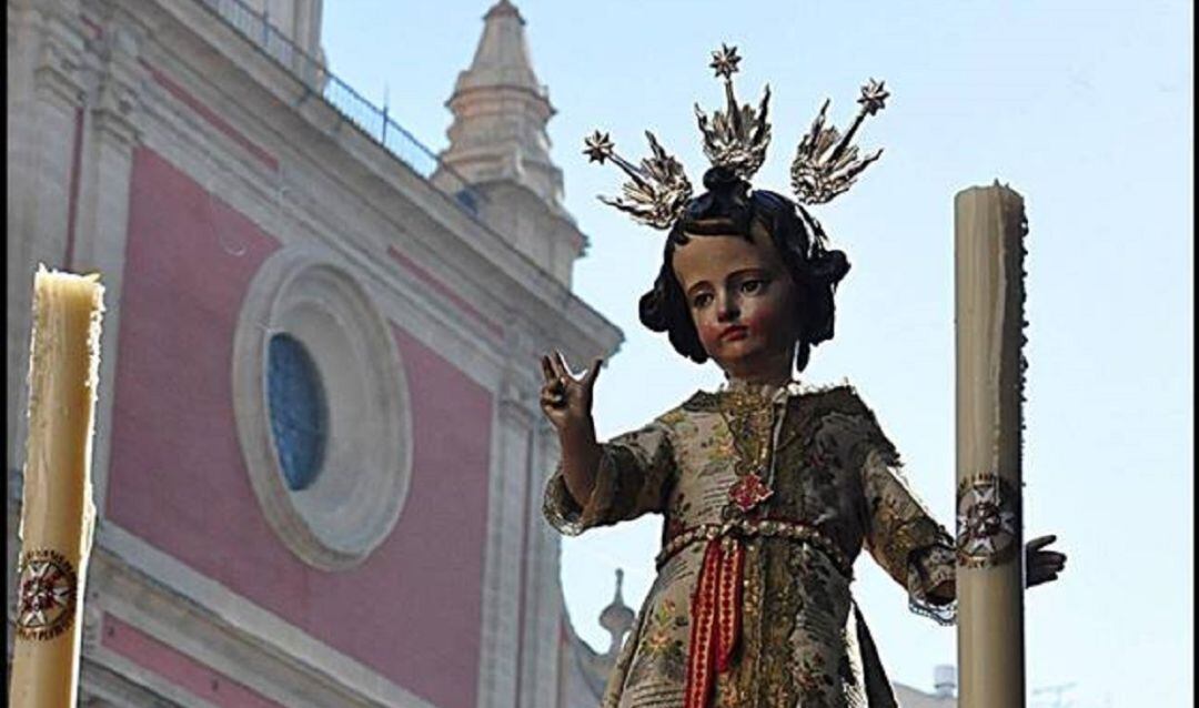 Imagen del Niño Jesús de la Hermandad del Valle