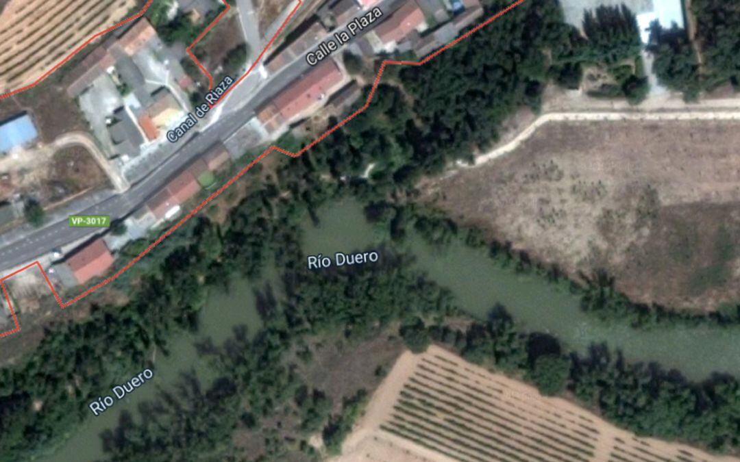 Río Duero a su paso por Bocos