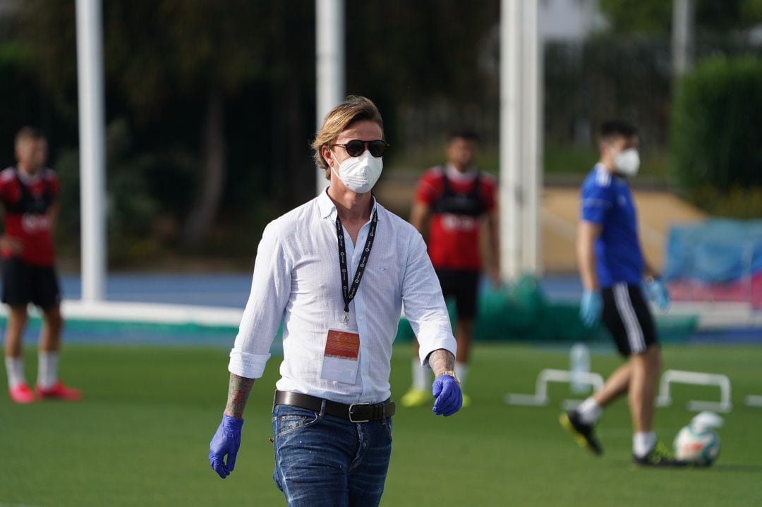 José María Gutiérrez, &#039;Guti&#039; siguiendo el entrenamiento.