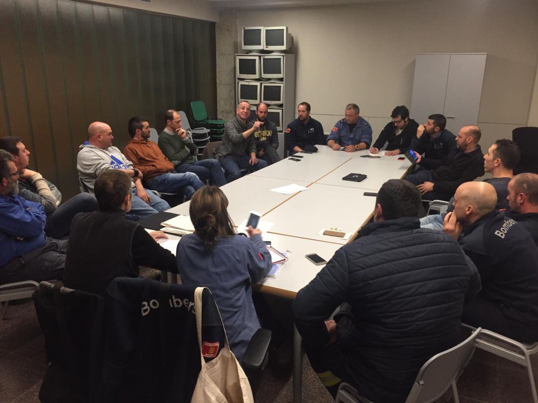 Reunió de bombers voluntaris