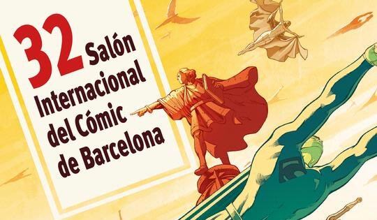 Un detall del cartell anunciador de l&#039;edició de 2014 del Saló del Còmic